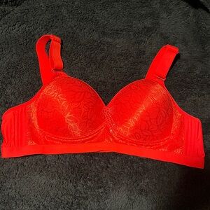 Red Padded Bra